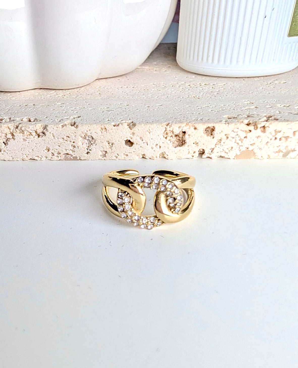 BAGUE AJUSTABLE Madda doré