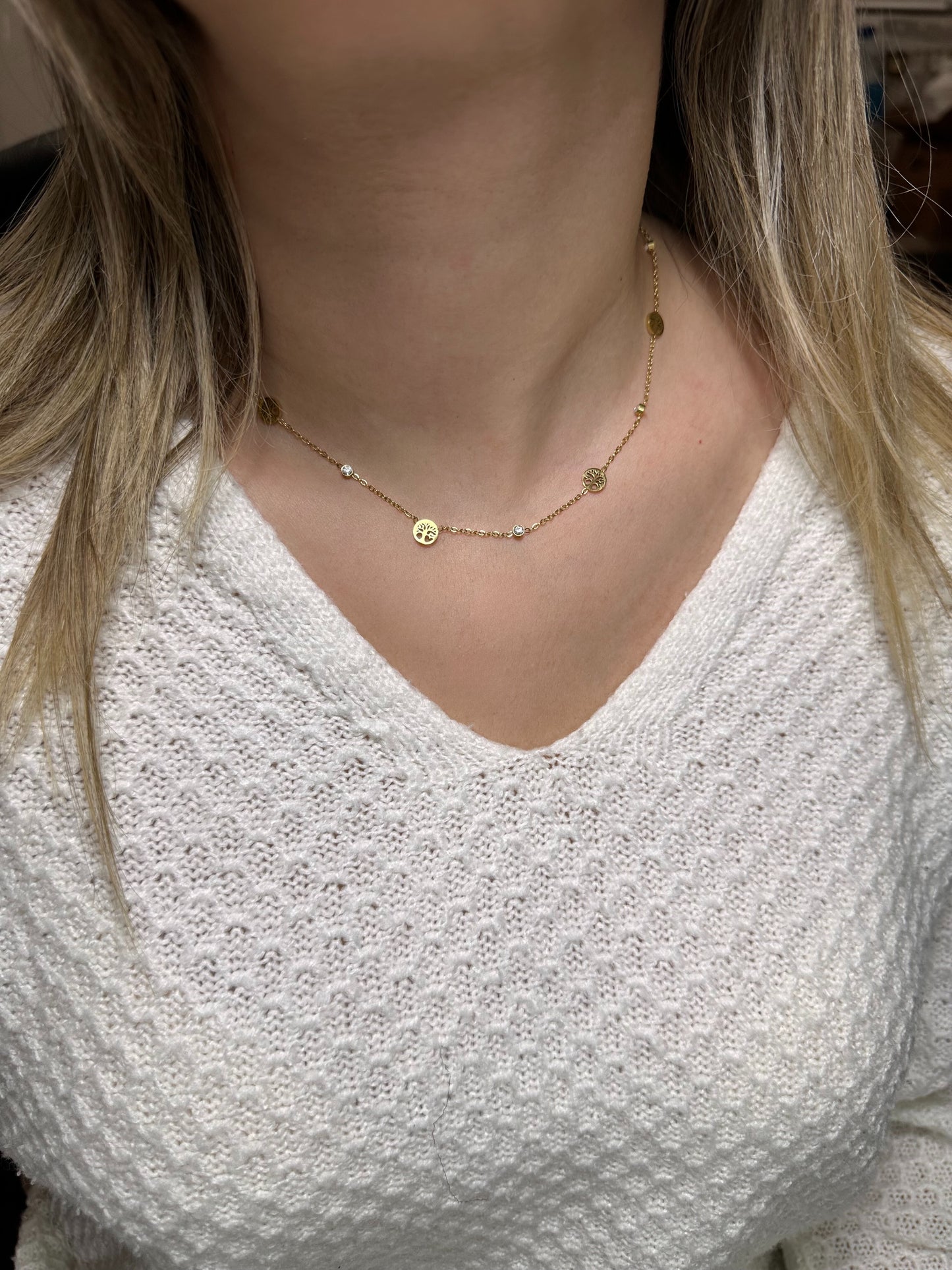 Collier ARBRE DE VIE doré