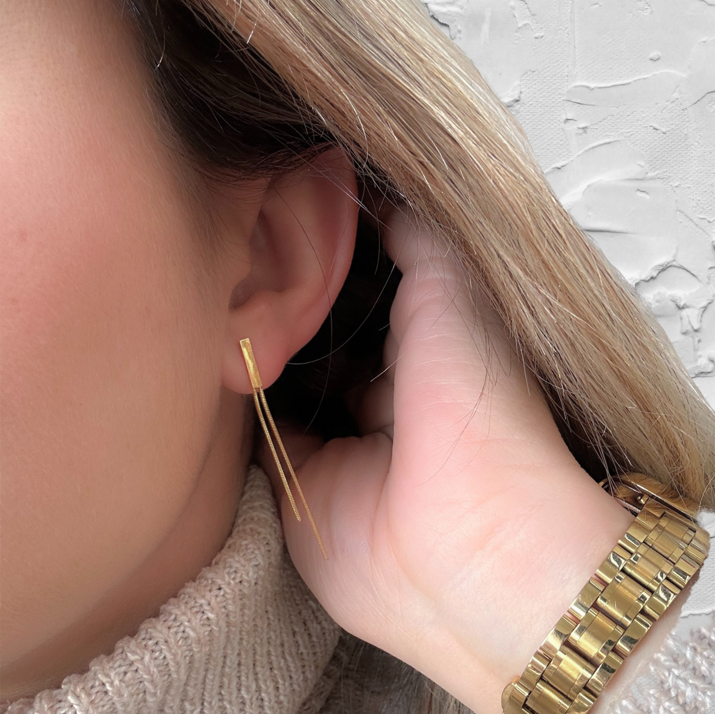 BOUCLES D'OREILLES BARBARA DORÉ