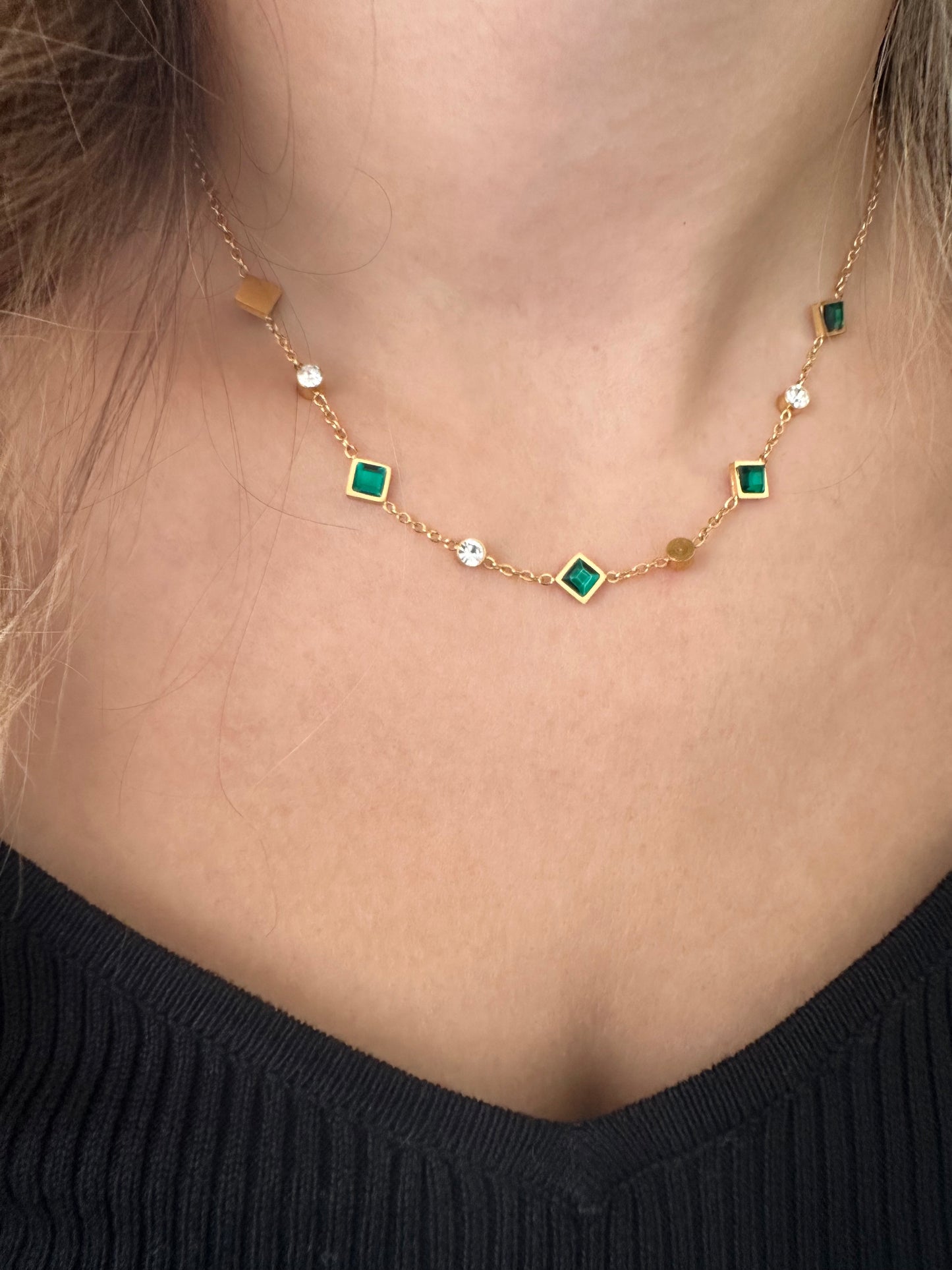 Collier GREEN eye door