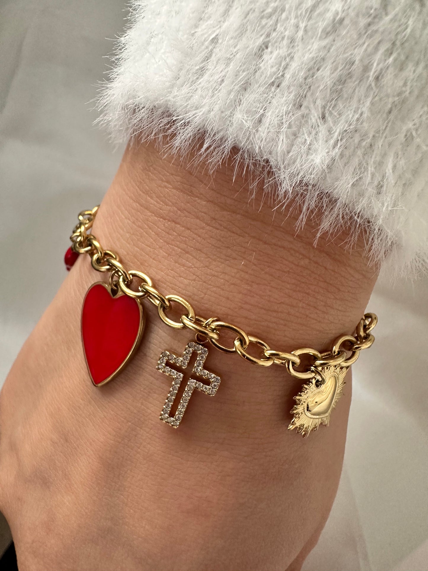 BRACELET BRELOQUES HOTIE doré