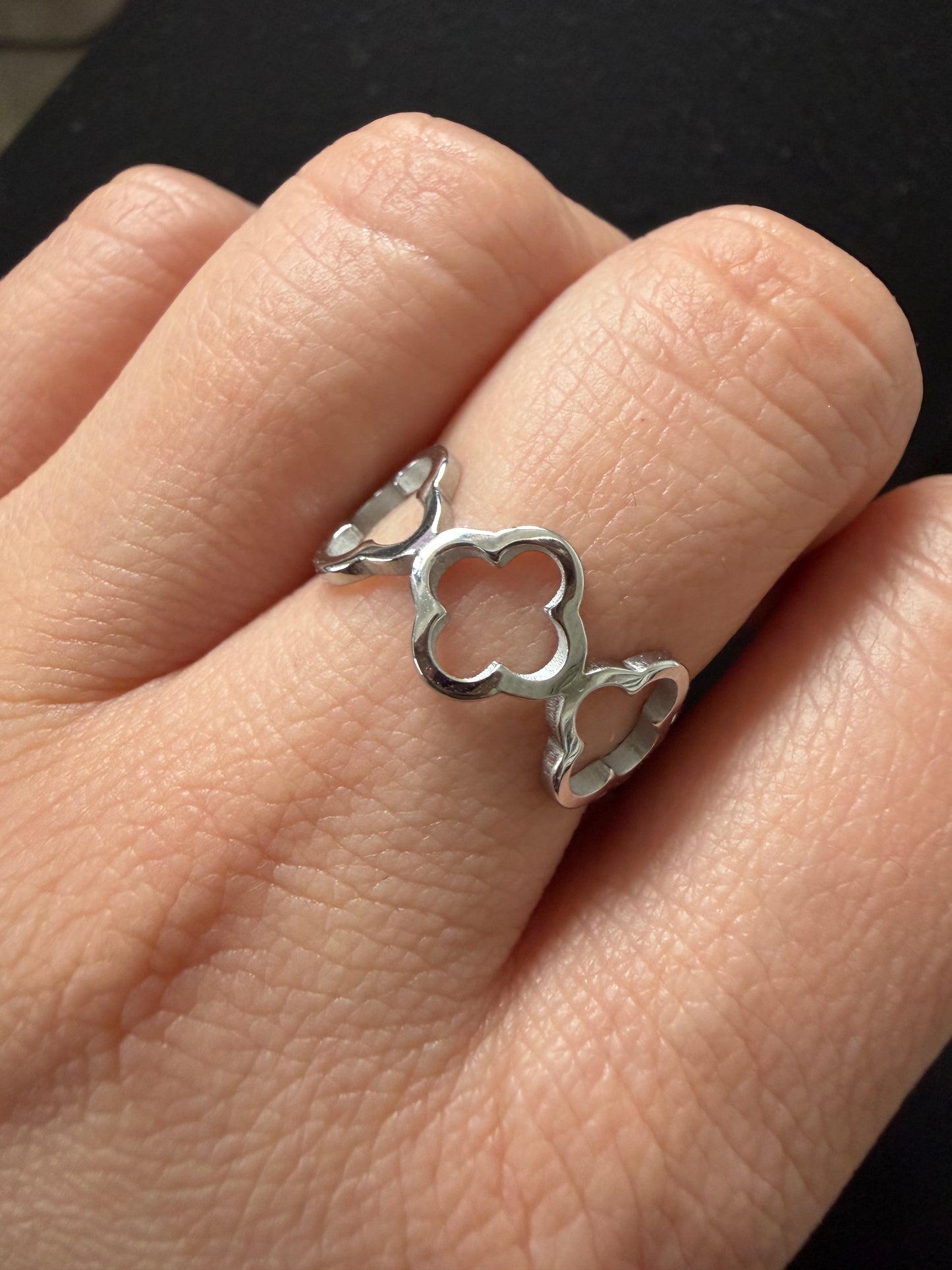 BAGUE AJUSTABLE Vittoria simple argenté