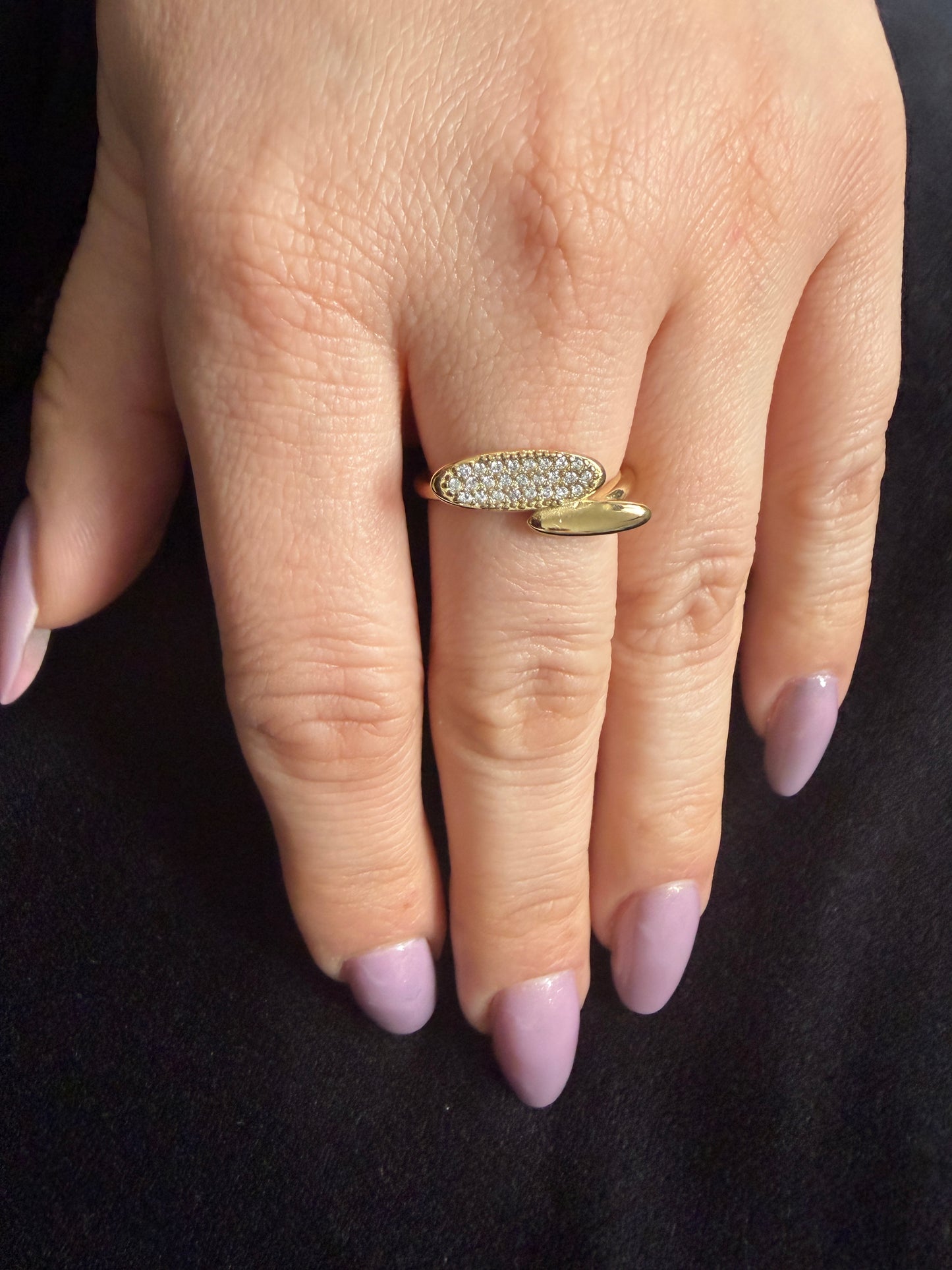 BAGUE ARIANE AJUSTABLE doré