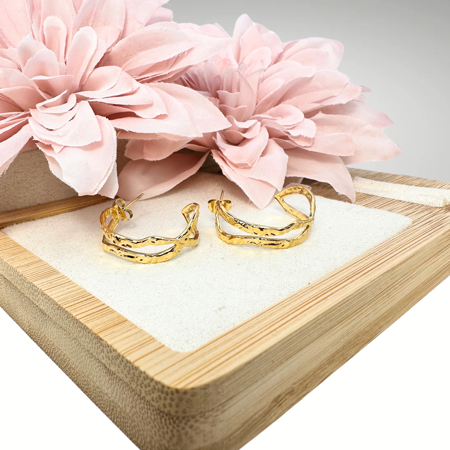 BOUCLES D'OREILLES LOBSTER doré