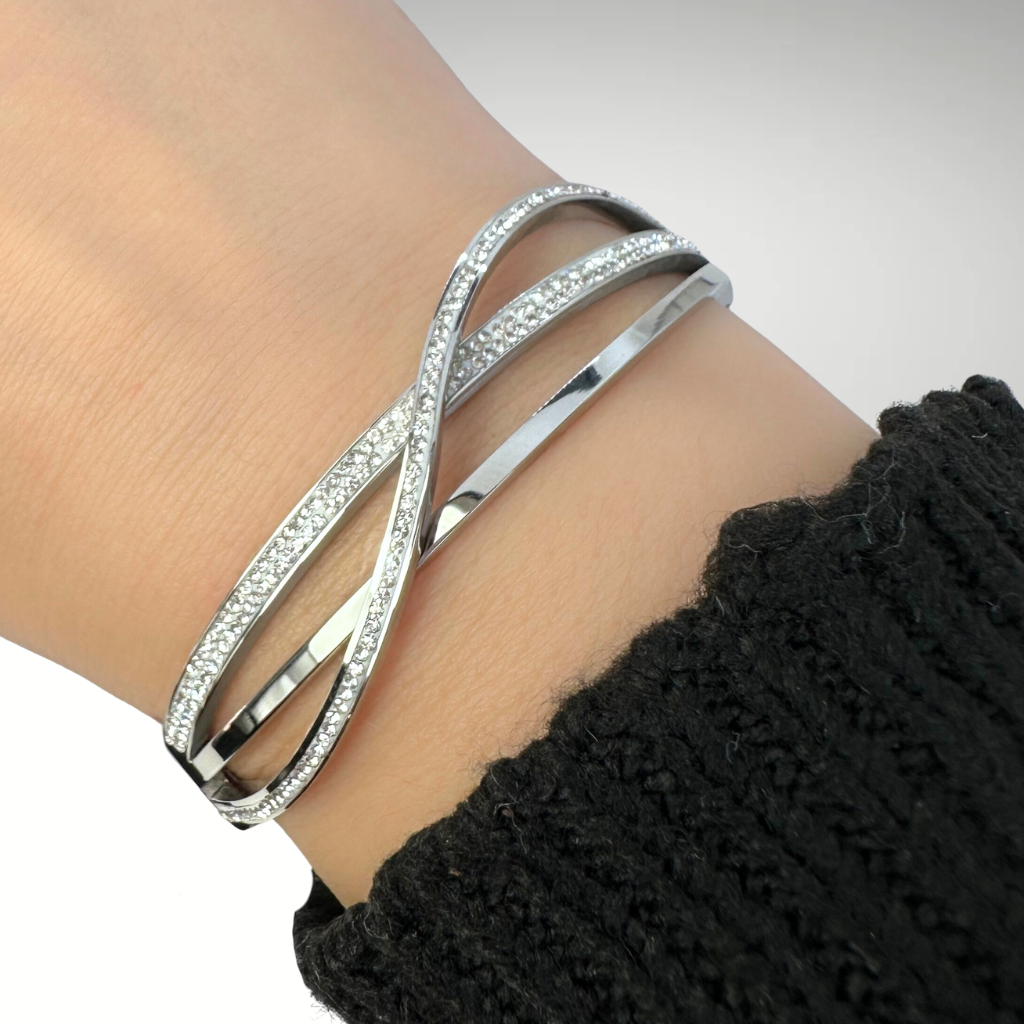 Bracelet Jonc FORSYTHIA argenté