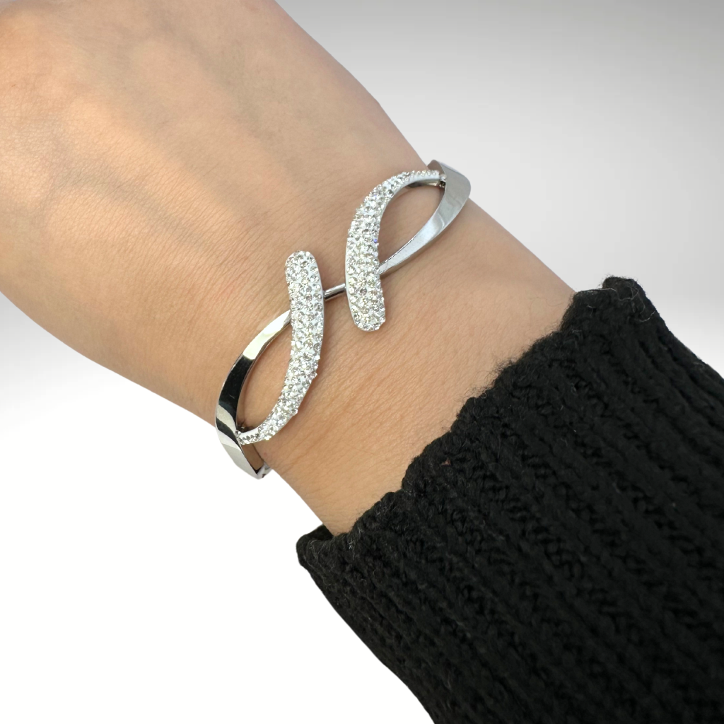 Bracelet de luxe CAMASSIA argenté