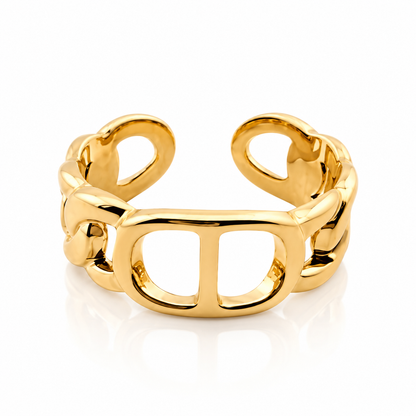 Mia Moa | Bague ajustable en acier inoxydable