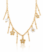 Bianca| Collier breloques en acier inoxydable