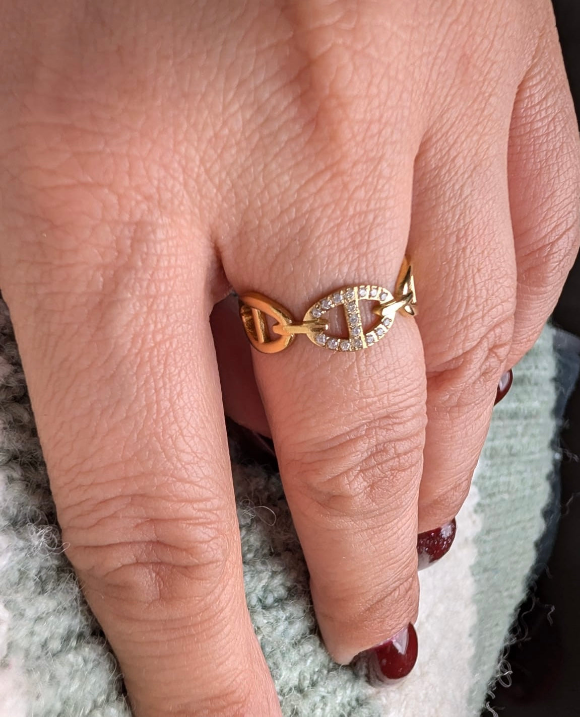 BAGUE MIA EMILY AJUSTABLE doré