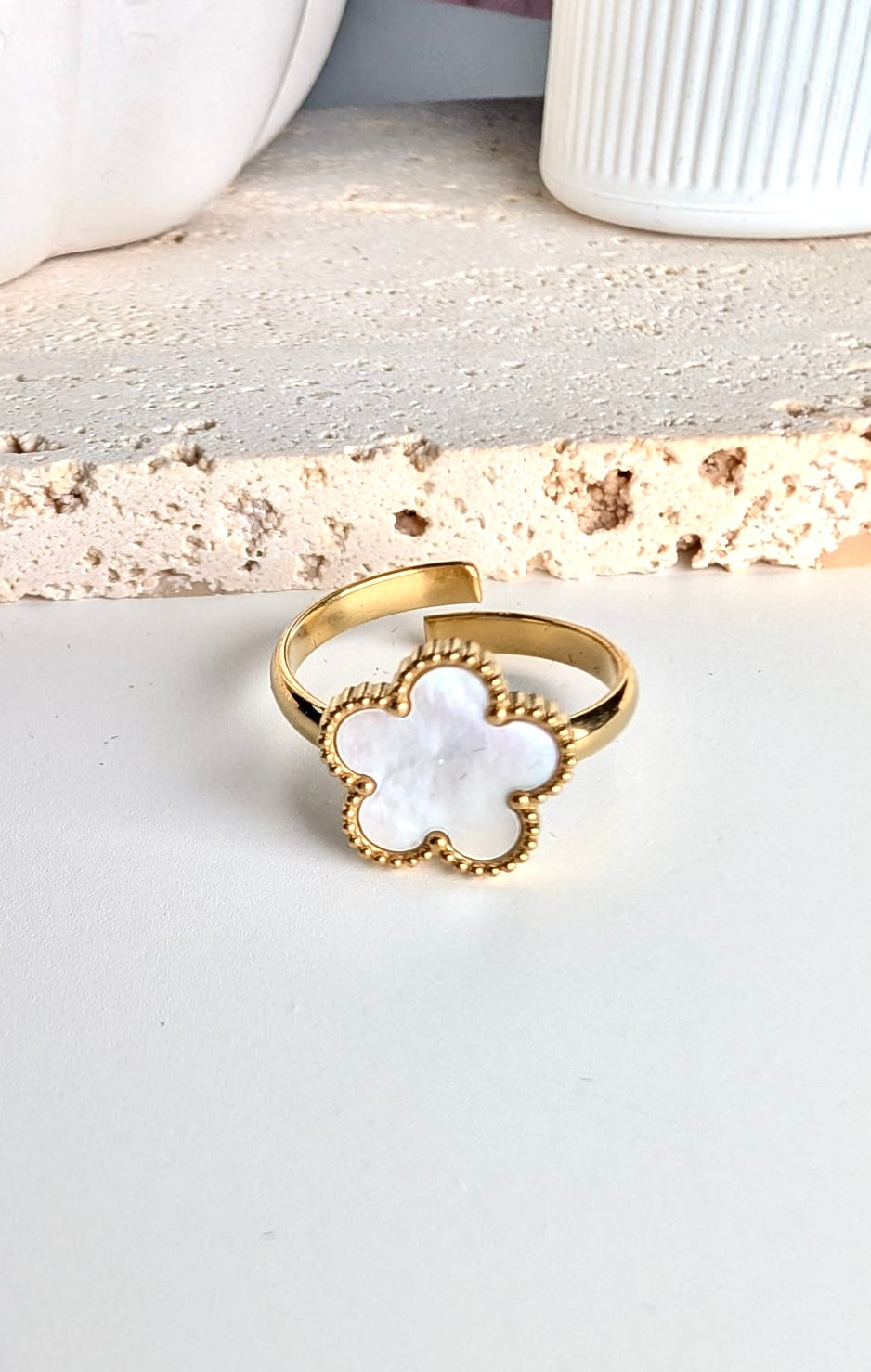 BAGUE AJUSTABLE Bianca doré