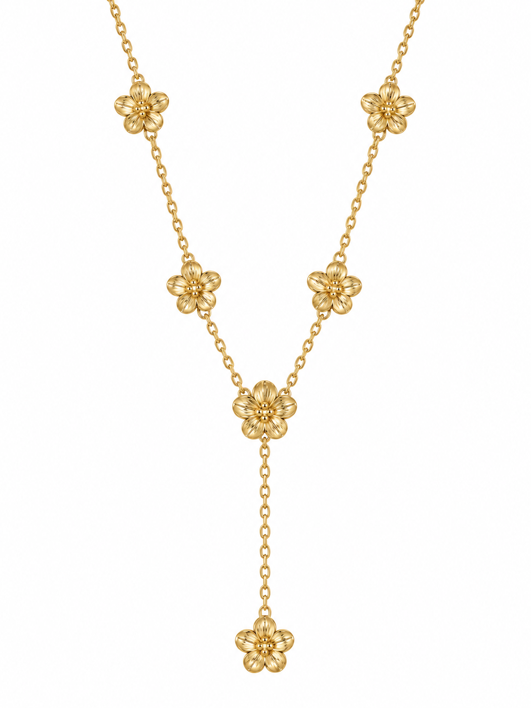 Bloom | collier Y en acier inoxydable