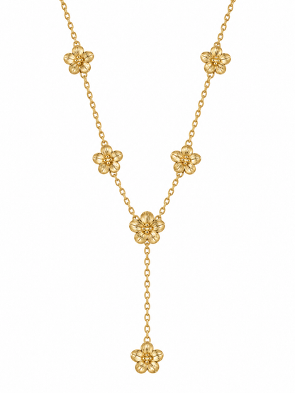 Bloom | collier Y en acier inoxydable
