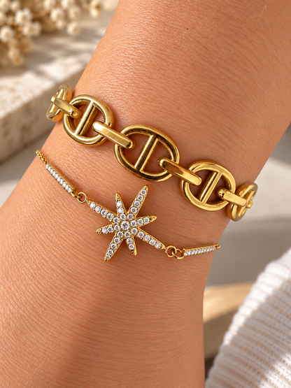 Scarlet | Bracelet en acier inoxydable