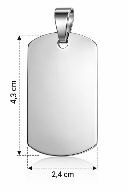 Pendentif personnalisé – Gravure photo