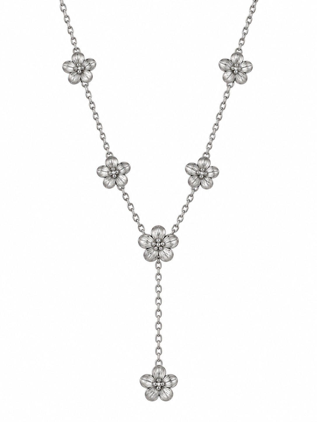 Bloom | collier Y en acier inoxydable