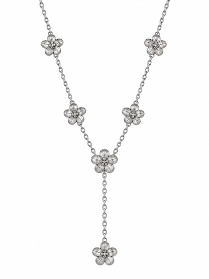Bloom | collier Y en acier inoxydable