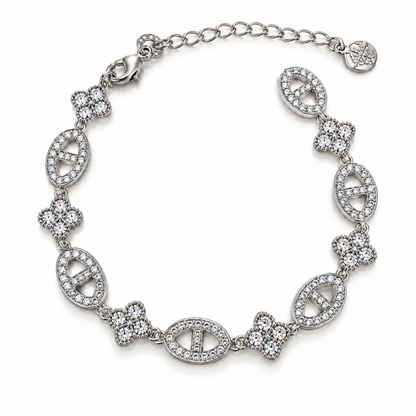 Daisy | Bracelet fleur en acier inoxydable