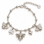 Miel | Bracelet breloques en acier inoxydable