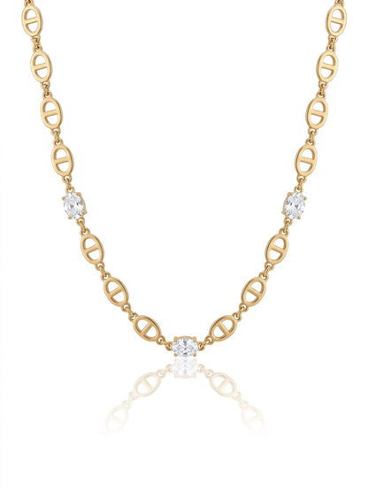 Mélina | Collier cœur en acier inoxydable
