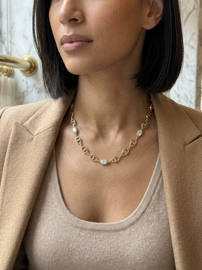 Mélina | Collier cœur en acier inoxydable