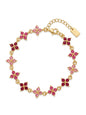 Rosalie | Bracelet fleurs en acier inoxydable
