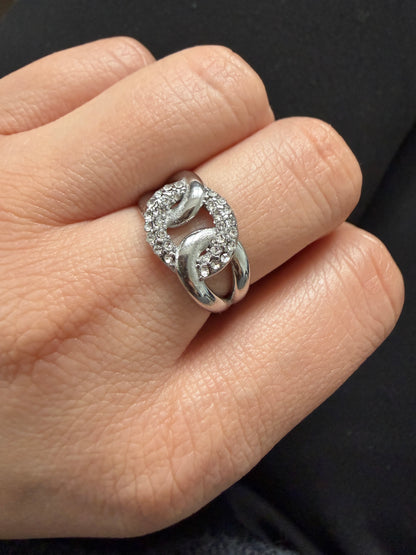 BAGUE AJUSTABLE Madda argenté