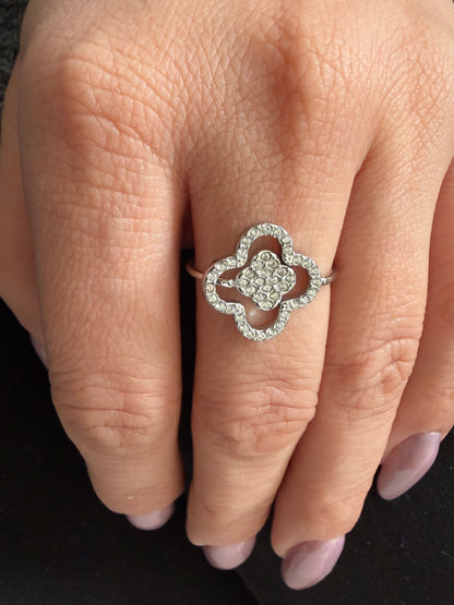 BAGUE AJUSTABLE Aisa argenté