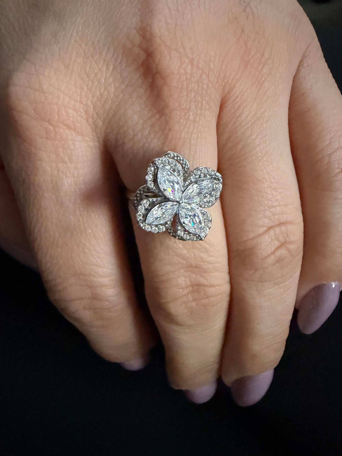 BAGUE AJUSTABLE Mira argenté ANTISTRESS