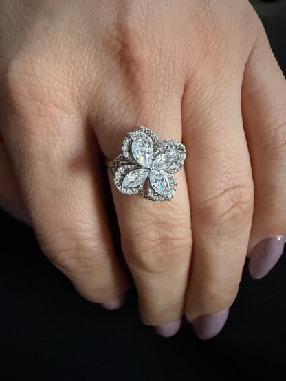 BAGUE AJUSTABLE Mira argenté ANTISTRESS