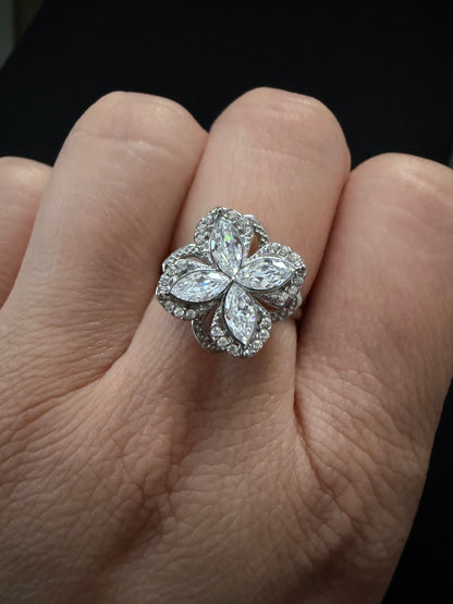 BAGUE AJUSTABLE Mira argenté ANTISTRESS