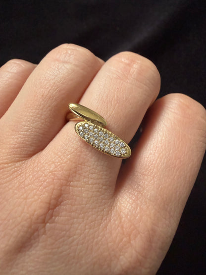 BAGUE ARIANE AJUSTABLE doré