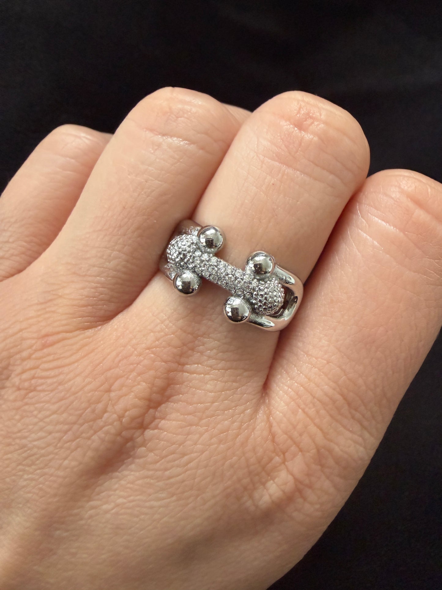 BAGUE ANAIS AJUSTABLE argenté