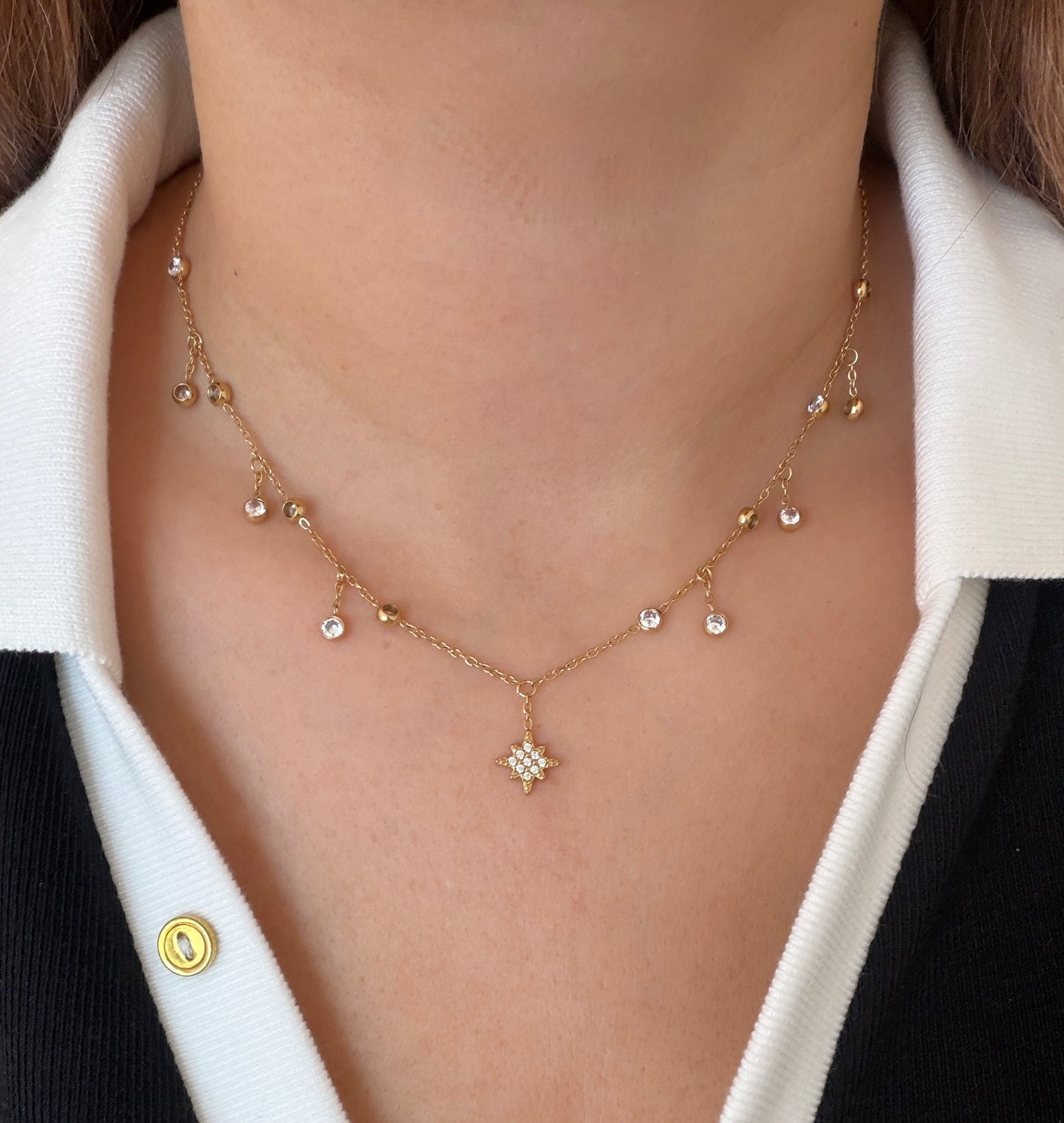 COLLIER Aliénor doré