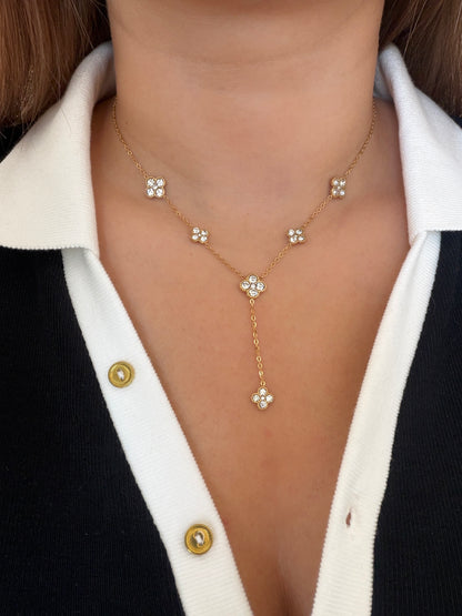 COLLIER Y Madeleine doré