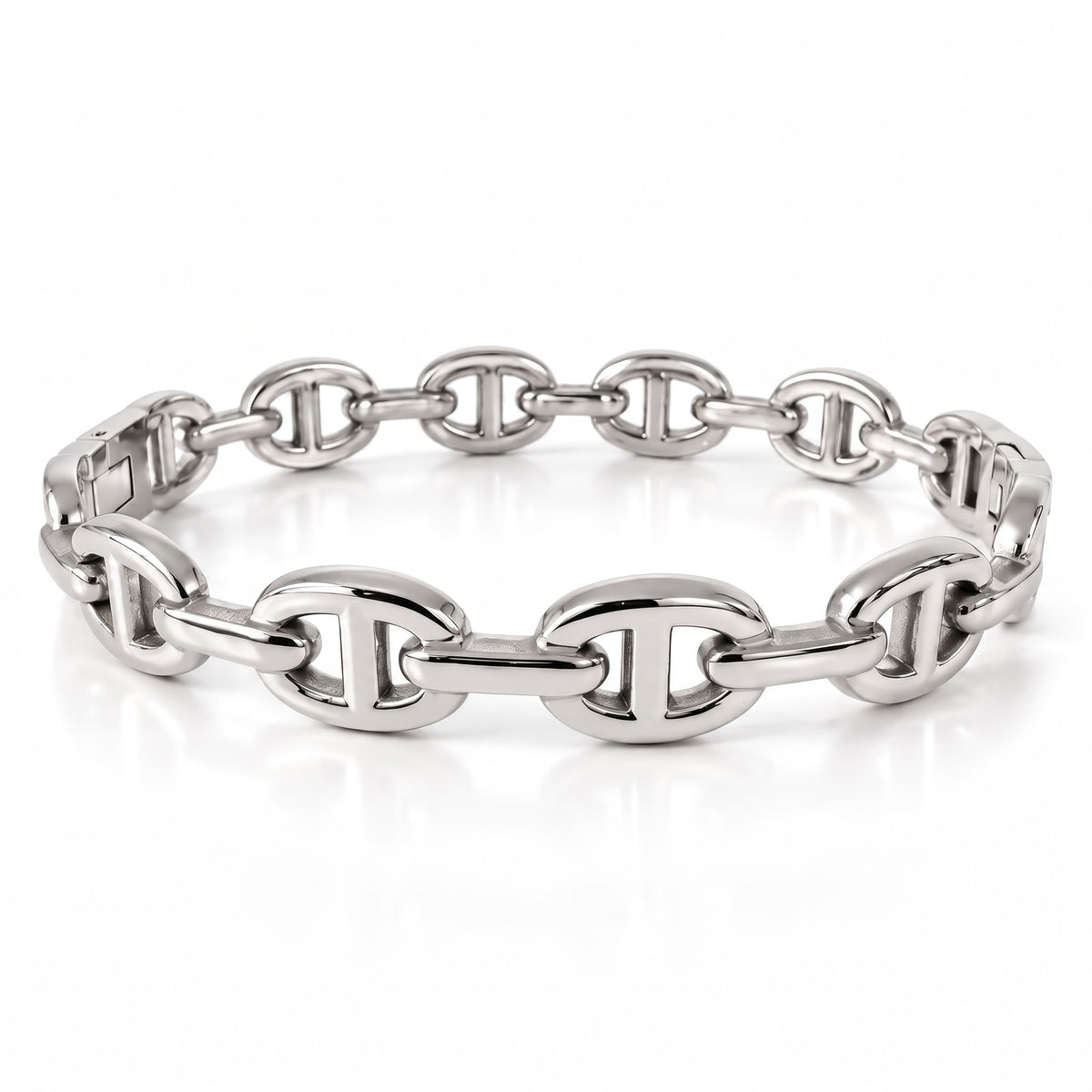 Alix | Bracelet maille marine en acier inoxydable