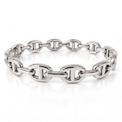 Alix | Bracelet maille marine en acier inoxydable