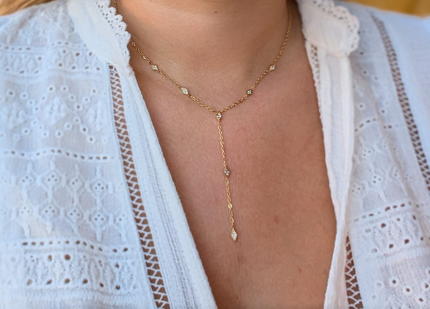 COLLIER Y Mira doré