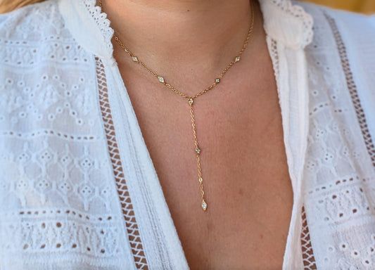 COLLIER Y Mira doré