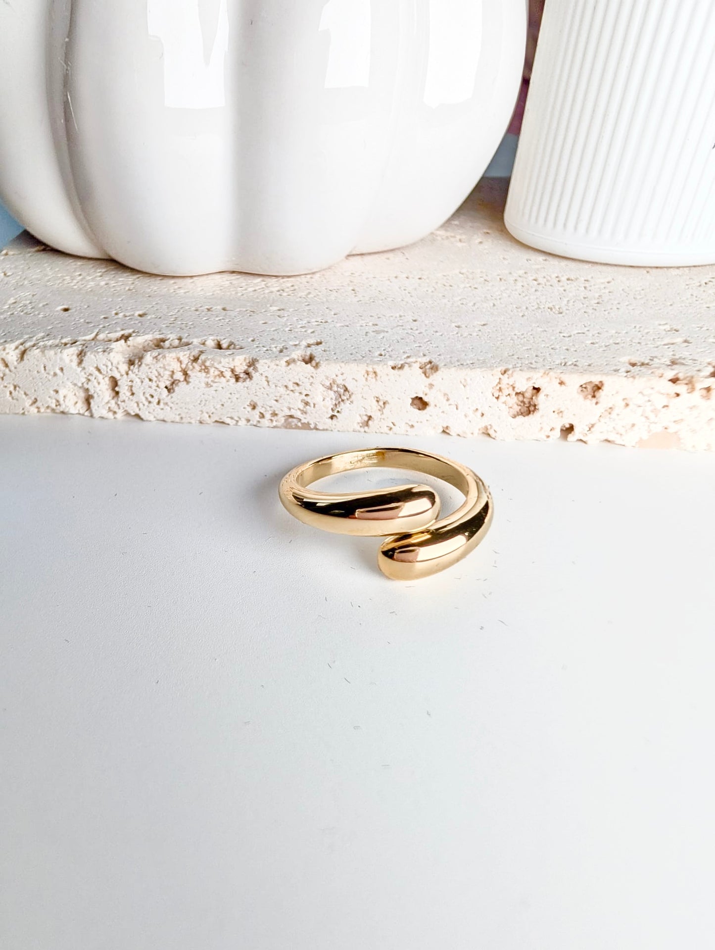 BAGUE AJUSTABLE lisa doré