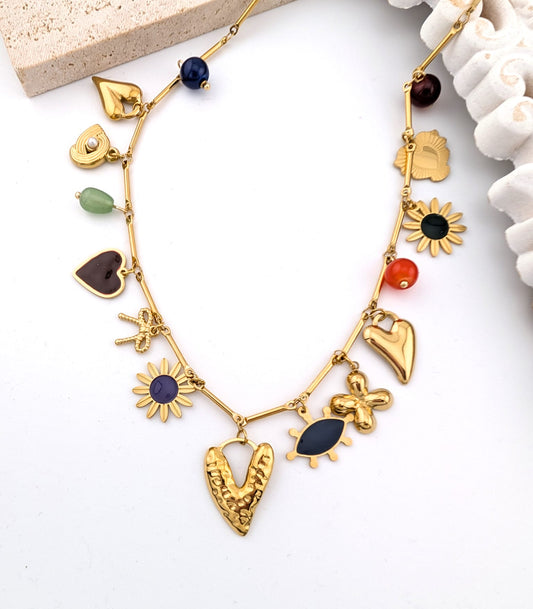 Collier charmes Eline