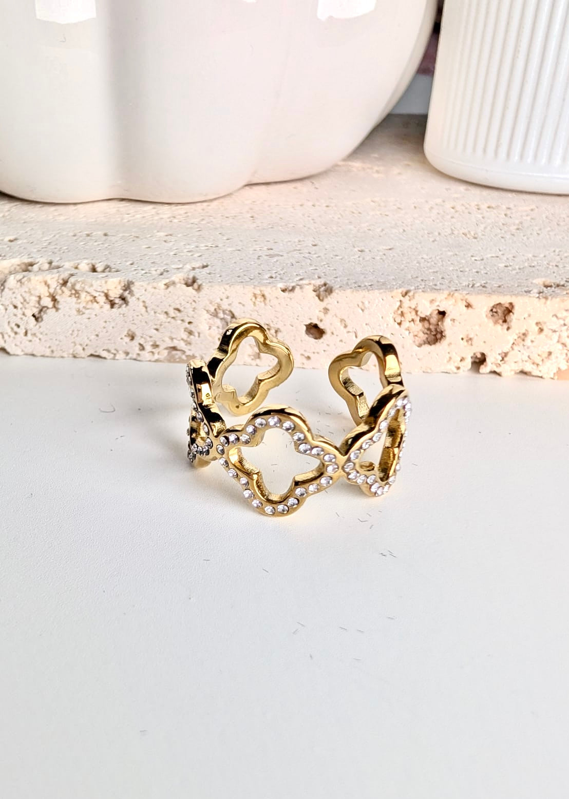 BAGUE AJUSTABLE Vittoria doré