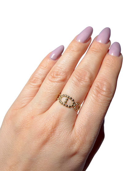 BAGUE MIA MINA AJUSTABLE doré